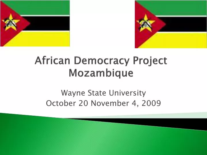 african democracy project mozambique