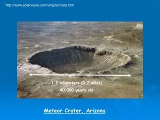 Meteor Crater, Arizona