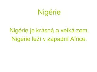 nig rie