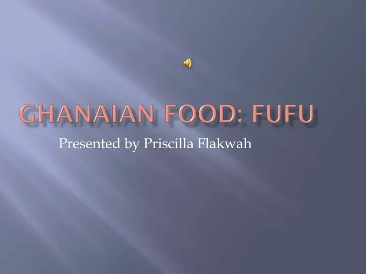 ghanaian food fufu