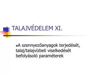 talajv delem xi