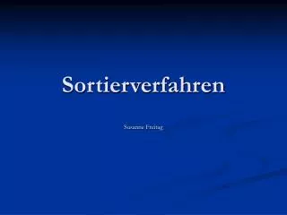 sortierverfahren