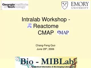 Intralab Workshop - Reactome CMAP