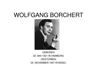 wolfgang borchert