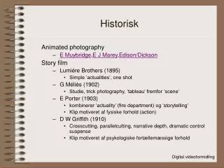 historisk