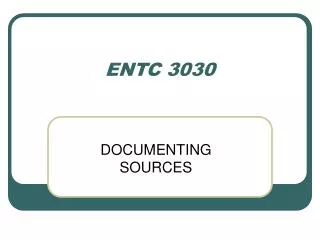 ENTC 3030