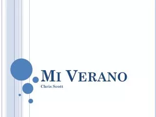 mi verano