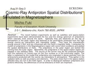 Cosmic-Ray Antiproton Spatial Distributions Simulated in Magnetosphere