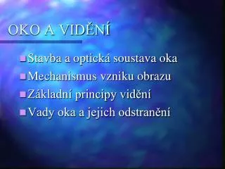 oko a vid n