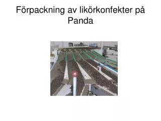 f rpackning av lik rkonfekter p panda