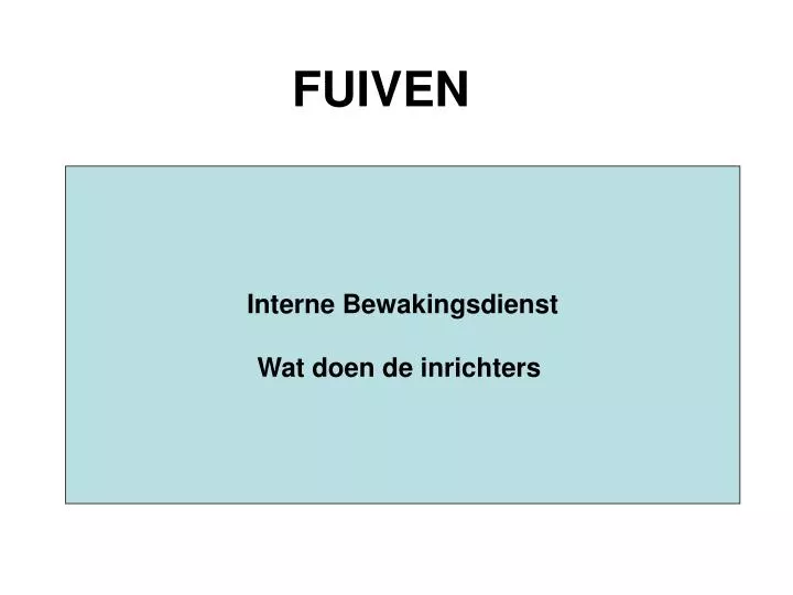 fuiven