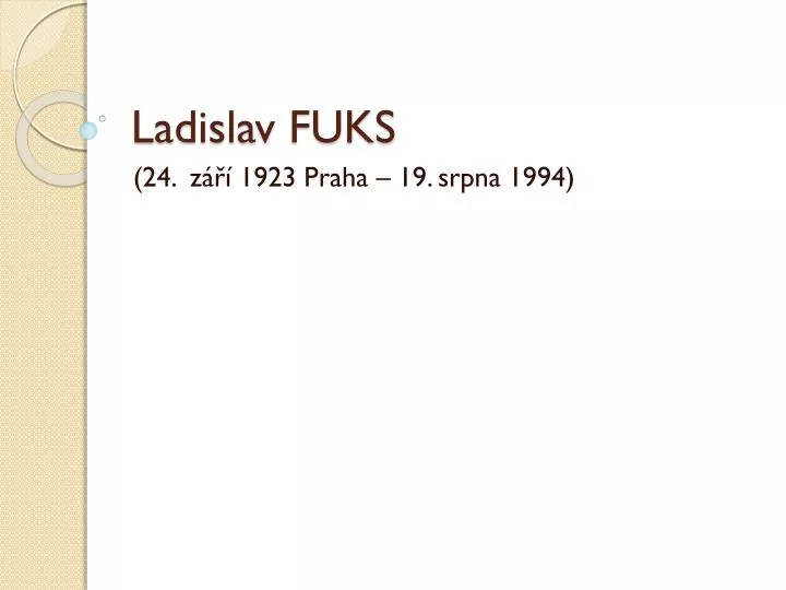 ladislav fuks