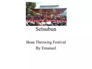 Setsubun