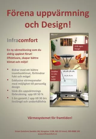 Förena uppvärmning o ch Design !