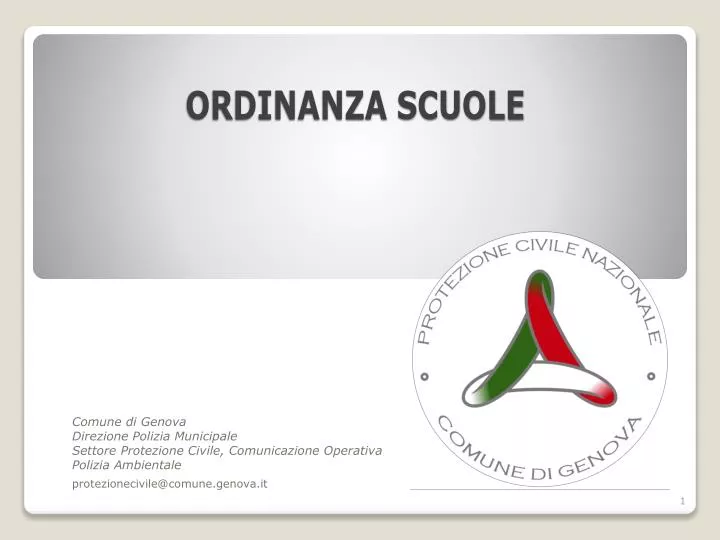 ordinanza scuole