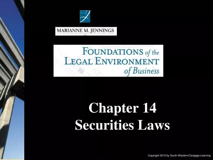 chapter 14 securities laws