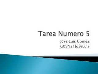 tarea numero 5