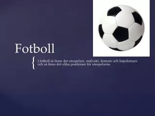 fotboll