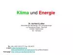 Klima und Energie - slide 1