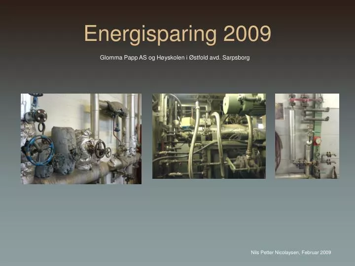 energisparing 2009