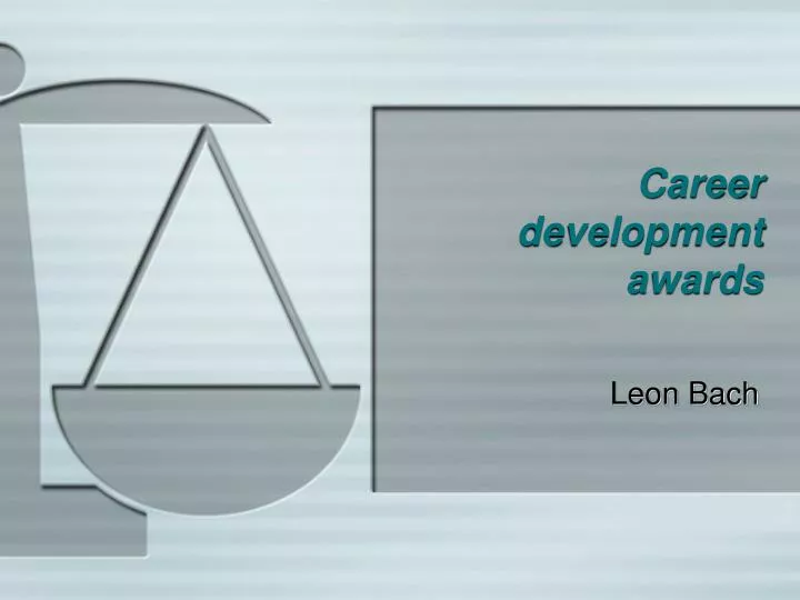 career development awards