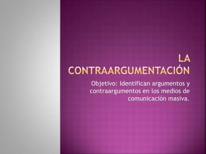 la contraargumentaci n