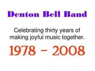 Denton Bell Band