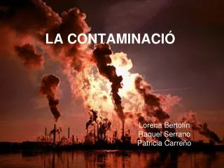 la contaminaci