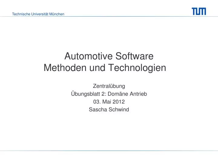 automotive software methoden und technologien