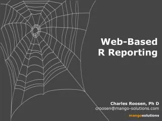 Web-Based R Reporting