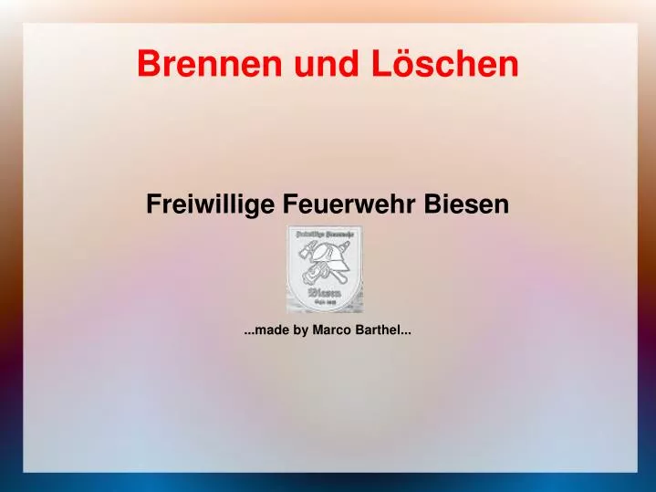 freiwillige feuerwehr biesen made by marco barthel