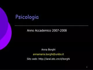 psicologia