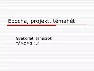 epocha projekt t mah t