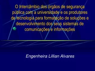 engenheira lillian alvares