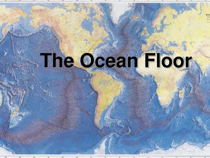 the ocean floor