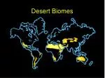 Desert Biomes - slide 1