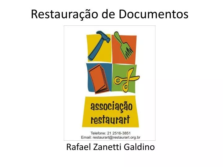 restaura o de documentos