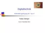Digitaltechnik Weiterbildungslehrgang XII – Kurs 4 - slide 1
