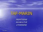 TAF-MARIN - slide 1