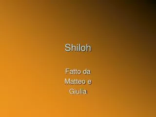 shiloh