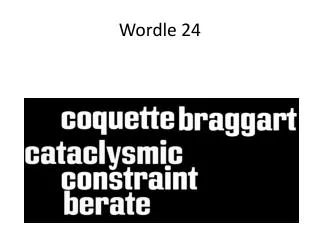 Wordle 24