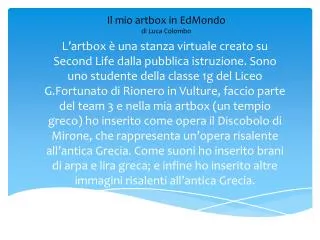 il mio artbox in e dmondo di luca colombo