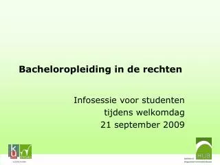 bacheloropleiding in de rechten