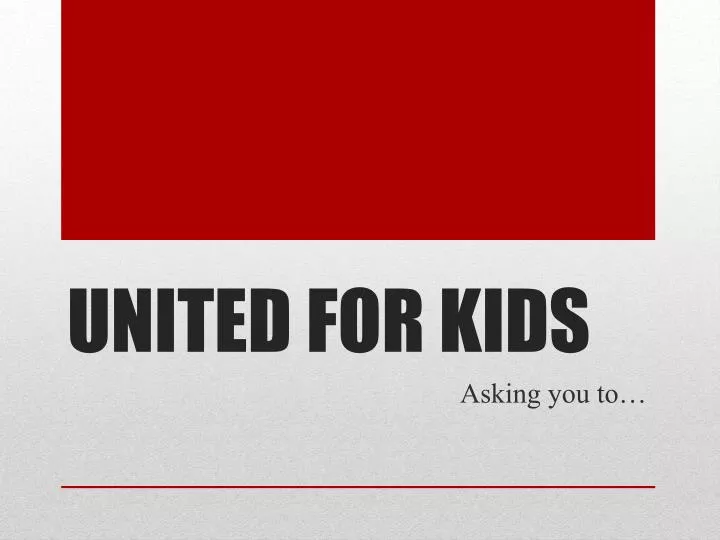 united for kids