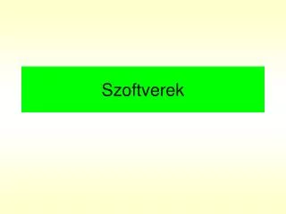 szoftverek