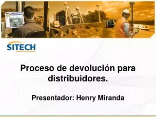 proceso de devoluci n para distribuidores