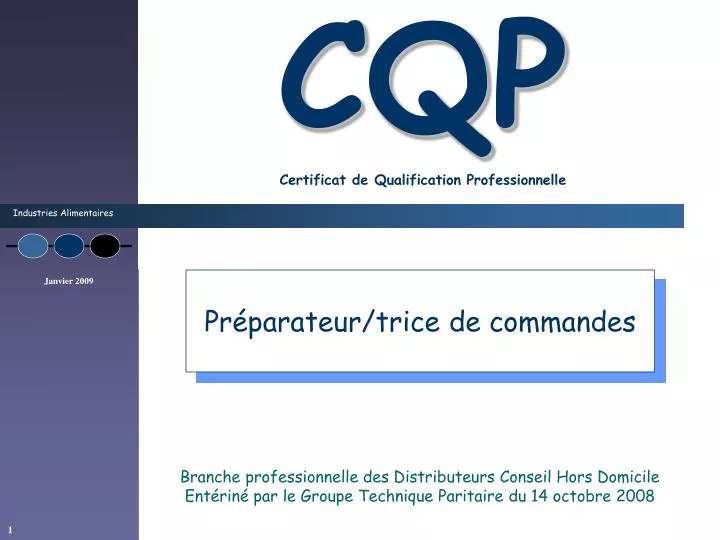 cqp certificat de qualification professionnelle