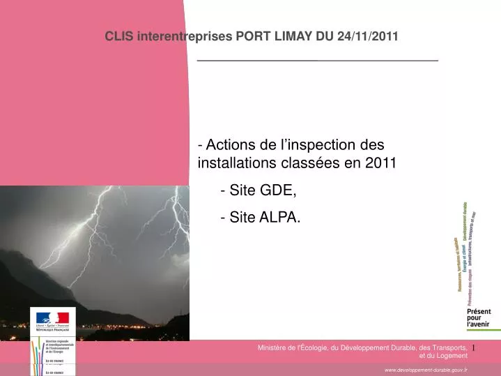 clis interentreprises port limay du 24 11 2011