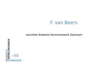 F. van Beers