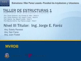 taller de estructuras 1